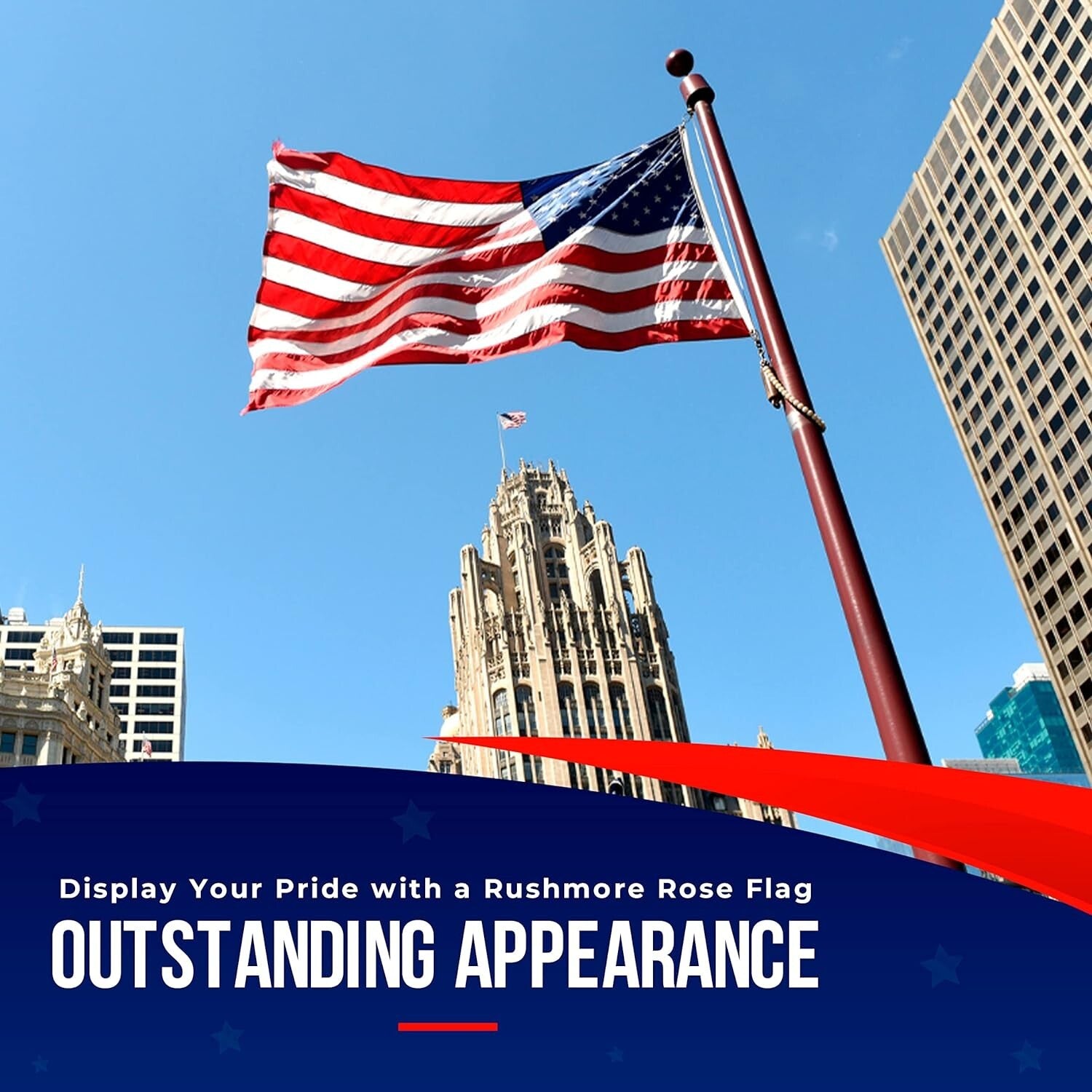 Versatile Indoor/Outdoor 4x6 American Flag - Reinforced & Embroidered Features