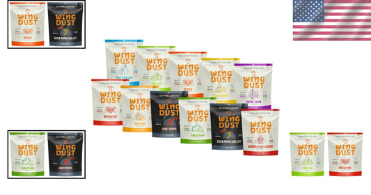Easy-to-Use Wing Seasoning Variety - Perfect for Chicken and Beyond, 11 Flavors
