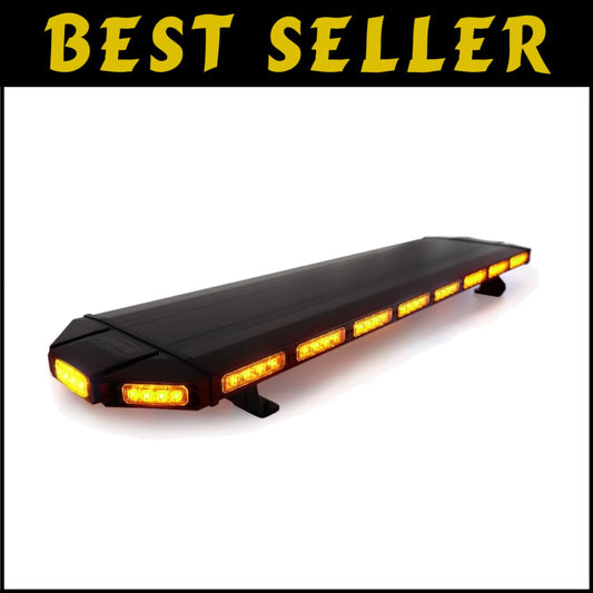 Heavy-Duty Amber Strobe Lights with Waterproof & Shockproof Features