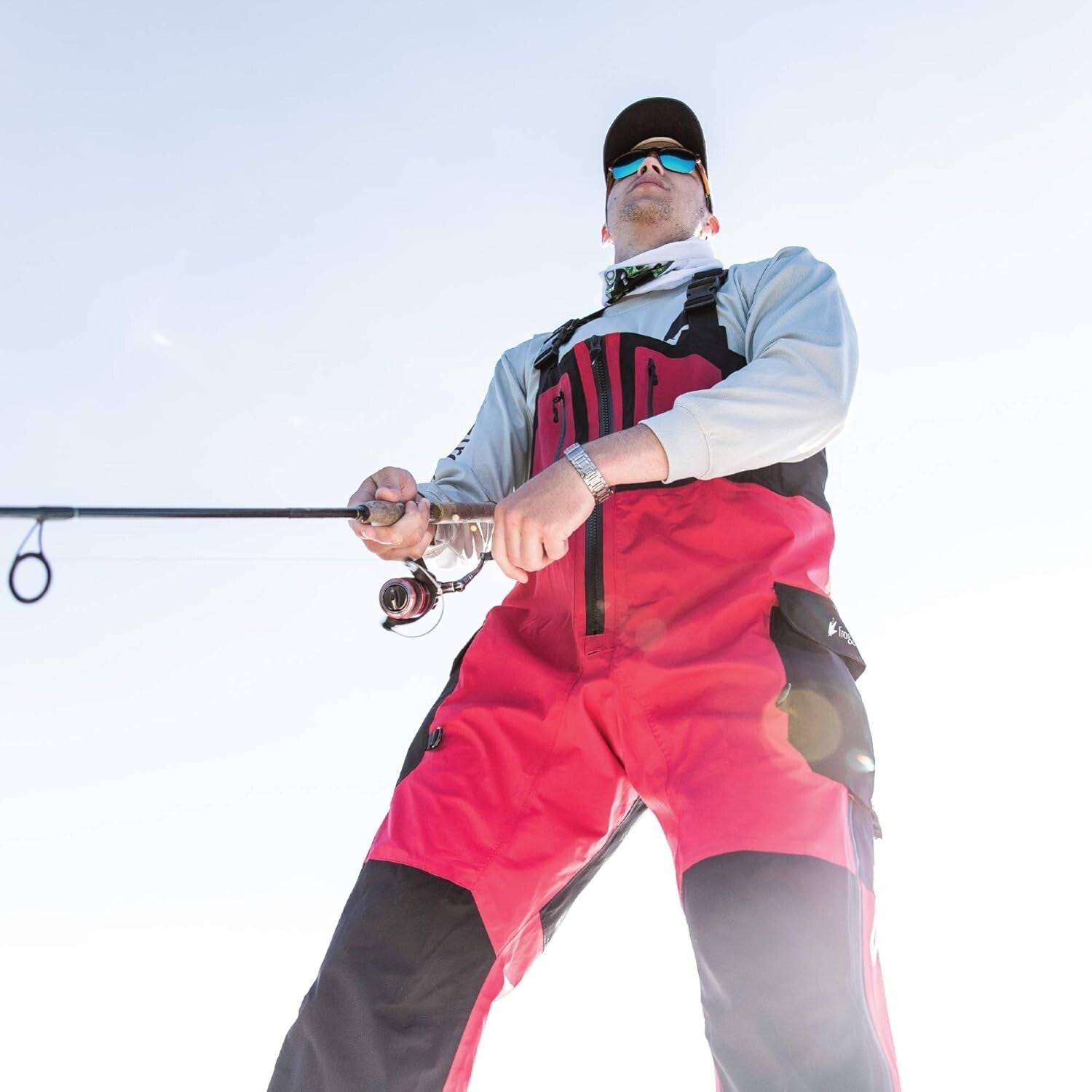 Men's Quick-Access Pilot Rain Bib with Zip Pockets - Fishing & Hunting Essential