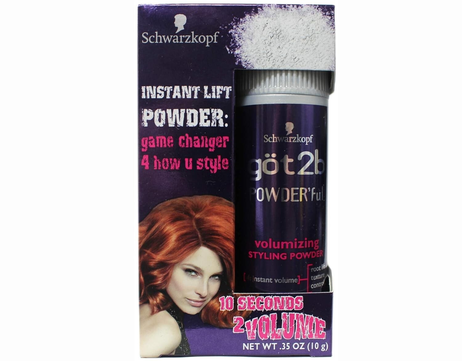 6-Pack Got 2B Powder'Ful Volumizing Hair Powder 0.35 Ounce for Full Styles