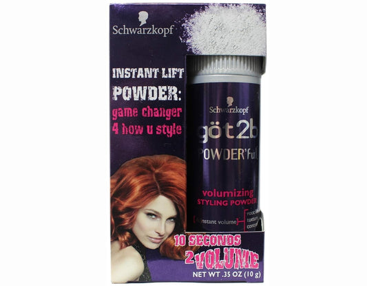 6-Pack Got 2B Powder'Ful Volumizing Hair Powder 0.35 Ounce for Full Styles