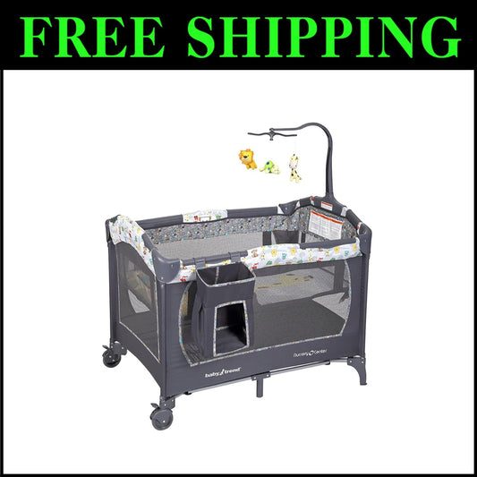 Tanzania Playard with Full-Size Bassinet - Comfortable & Entertaining Space