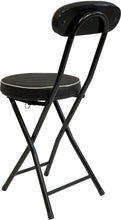 Load image into Gallery viewer, Durable Folding Stool with 12-Inch Cushioned Seat - Perfect for Any Setting