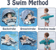 Load image into Gallery viewer, Adjustable Baby Swim Float with UPF Canopy - Perfect for Infants 3-48 Months