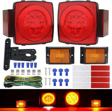 Load image into Gallery viewer, Super Bright DOT Certified LED Trailer Light Kit with Wiring Harness - 80 Inch