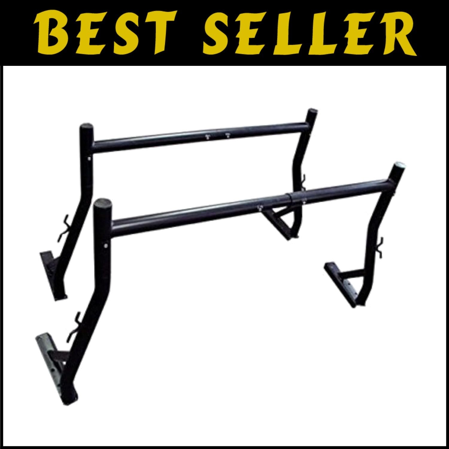 800 LB Adjustable Heavy-Duty Steel Truck Bed Rack - Perfect for Ladders & Lumber