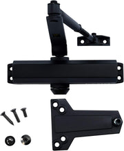 Load image into Gallery viewer, Adjustable Auto Door Closer - Commercial-Grade, Matte Black Finish for Light Use