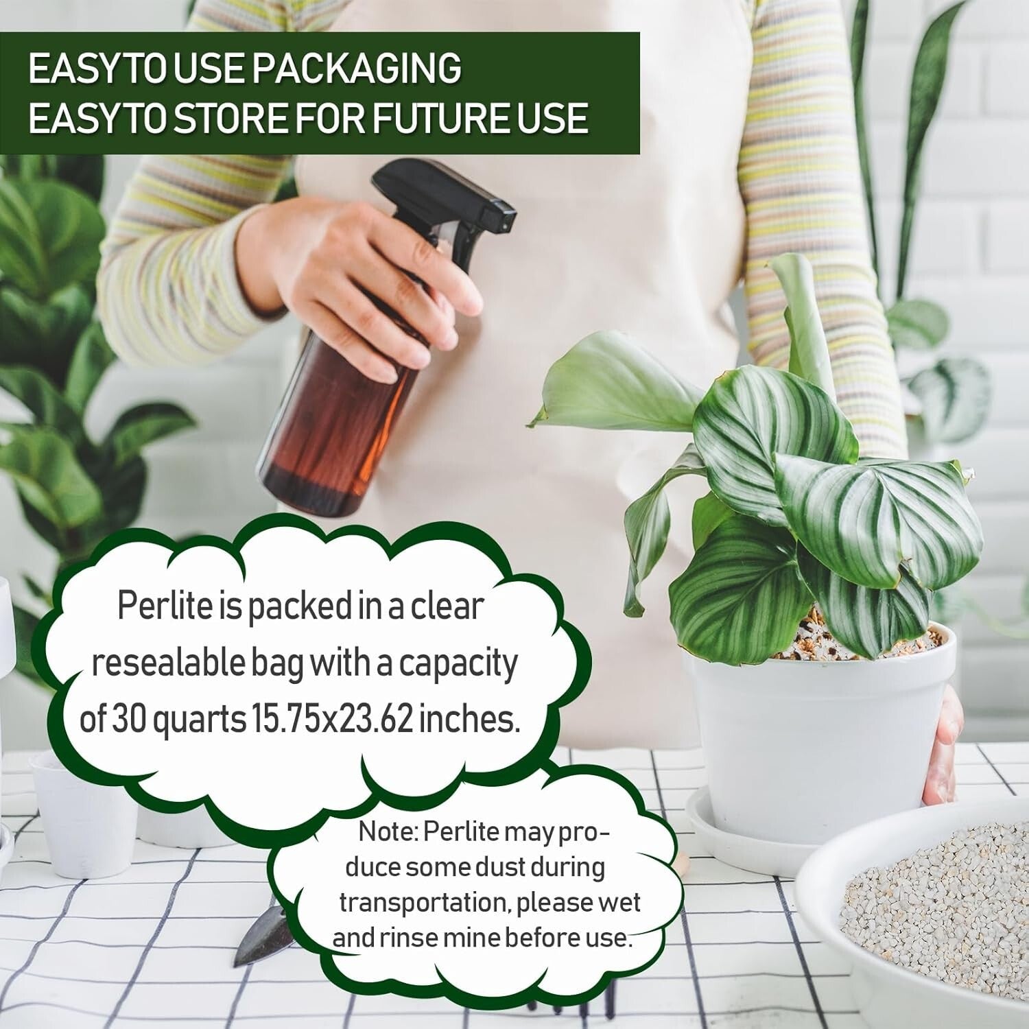 Superior Soil Conditioner: 30QT Organic Perlite for Improved Root Growth