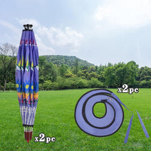 Load image into Gallery viewer, Weather Resistant Hummingbird Wind Spinners - Durable 59” Yard Decor, 2-Pack
