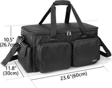Load image into Gallery viewer, Versatile Travel Gig Bag for DJ Gear with Removable Dividers and Easy Carrying