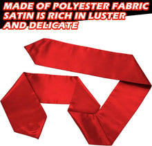 Load image into Gallery viewer, 12-Piece Satin Graduation Sashes - Unisex 70-Inch Blank Stoles for Customization