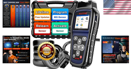 2025 MaxiTPMS Programming Tool - Universal TPMS Solution with Lifetime Updates