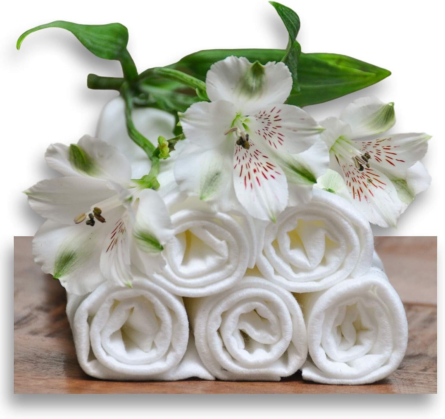 Hypoallergenic Disposable Towels for Hair, Face & Body - 100 pcs Spa Softness