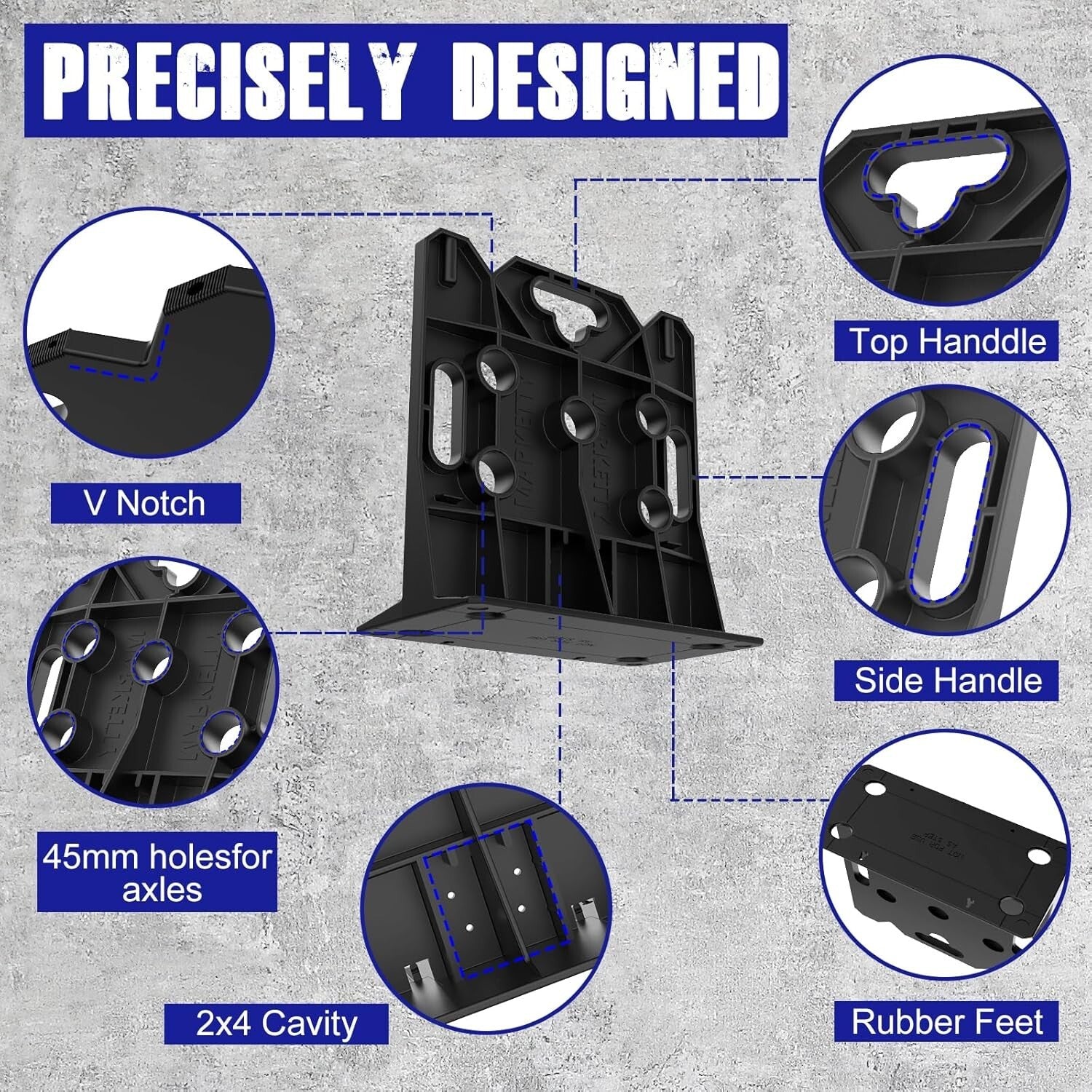 Heavy-Duty Cable Spool Rack - Supports 330 lbs, Ideal for Wire Dispensing