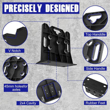 Load image into Gallery viewer, Heavy-Duty Cable Spool Rack - Supports 330 lbs, Ideal for Wire Dispensing