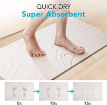 Load image into Gallery viewer, Stylish Quick Dry Bath Mat 32" x 20" – Non-Slip Diatomite for Elegant Bathrooms