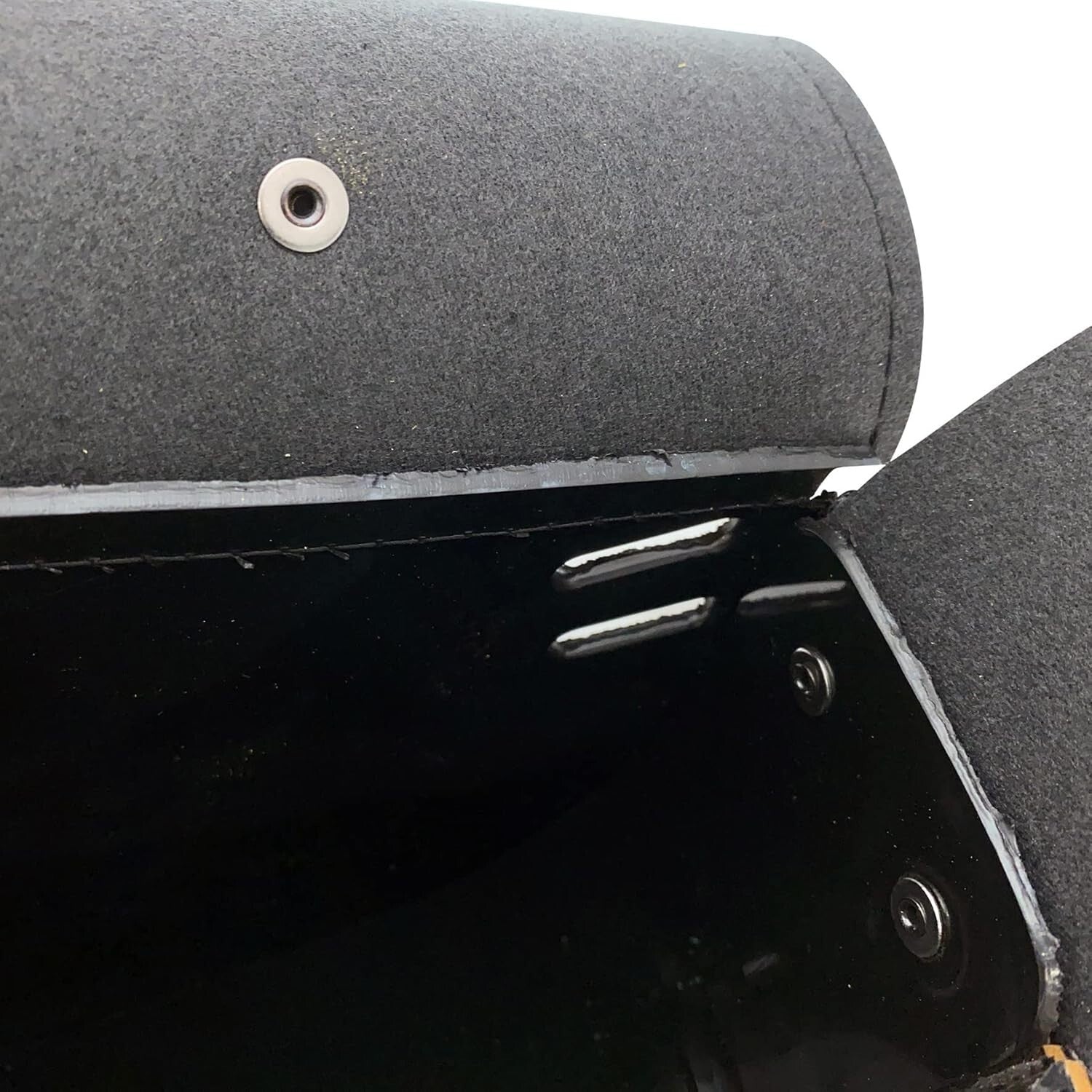 Lightweight Rigid ABS Back Motorcycle Swingarm Bag - Fits Harley & Yamaha Models