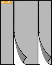 Load image into Gallery viewer, Premium 64”x81” Magnetic Screen Door for Easy Access - Fits Most Patio Doors