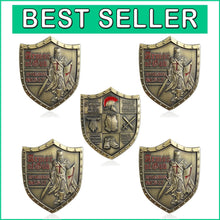 Load image into Gallery viewer, Military Appreciation Challenge Coins - Armor of God for Daily Faith Reminders
