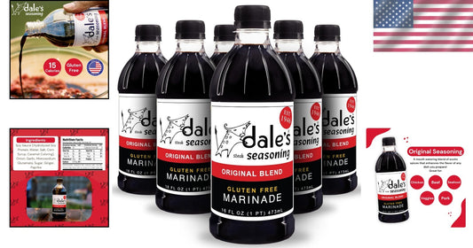 Dale's Culinary Masterpiece Seasoning, 6 Pack - Instant Flavor, No Marinating