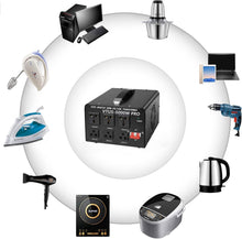 Load image into Gallery viewer, Efficient 5000W Voltage Converter with Three Sockets - Seamless Power Adaptation
