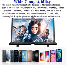 Load image into Gallery viewer, Portable 20'' 3D HD Phone Screen Magnifier for Movies &amp; Gaming - Foldable Design