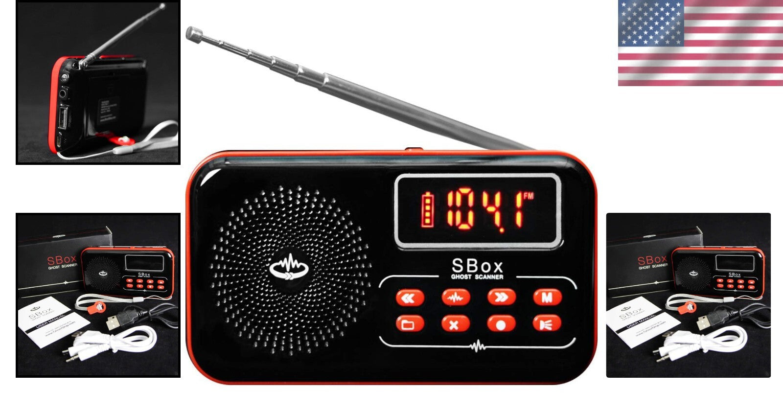 Ghost Scanner: Spirit Box & EVP Recorder with Long Battery Life & Easy Playback