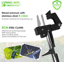 Load image into Gallery viewer, Labor-Saving 4 Claw Adjustable Weed Puller – Ideal for Garden Weeding Tasks