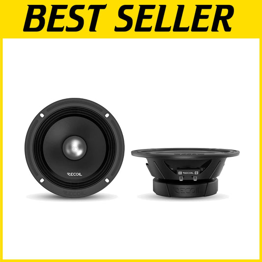 Dynamic 6.5-Inch Midrange Door Speakers - 600W Max for Ultimate Audio Experience
