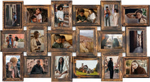 Load image into Gallery viewer, Gallery Wall 18-Picture Frame Set in Gold – Ideal for Living Room &amp; Bedroom