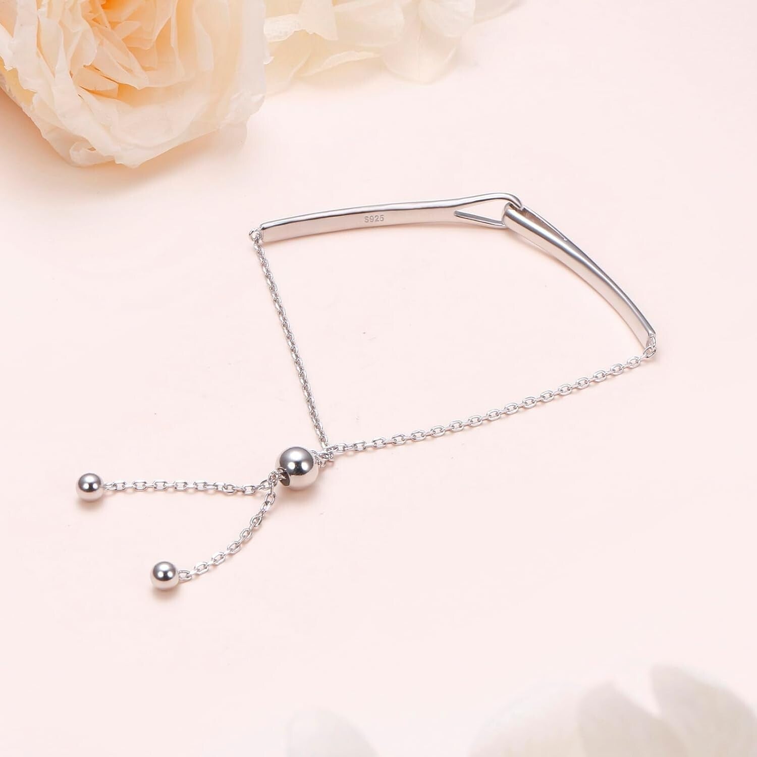 Meaningful Sterling Silver Inspirational Bracelet for Women - Perfect Gift Idea