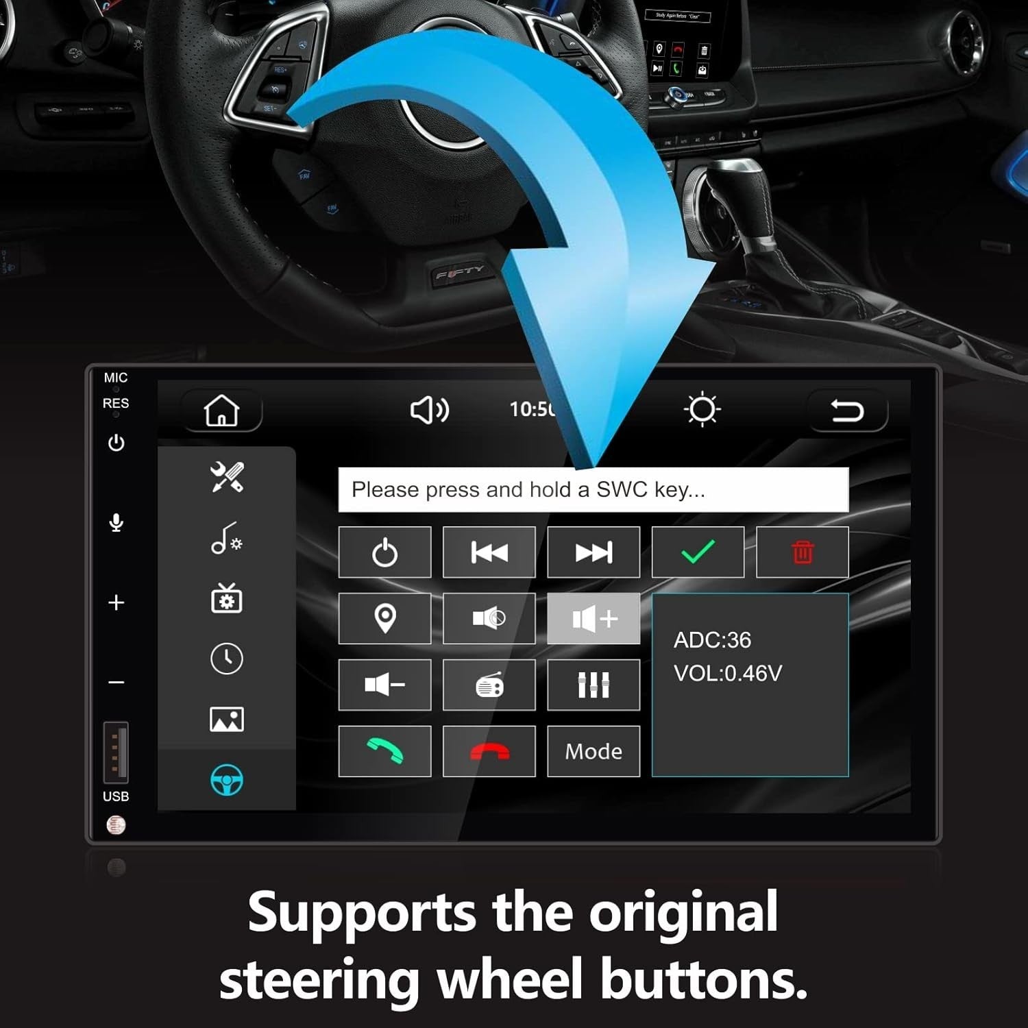 Advanced Double Din Car Stereo with Wireless CarPlay & Superior Sound Quality