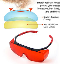 Load image into Gallery viewer, Versatile Laser Goggles 180-540nm - Perfect for Engraving &amp; Beauty Treatments