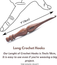 Load image into Gallery viewer, Set of 13 Handmade Rosewood Crochet Hooks - Smooth &amp; Comfortable Knitting Tools