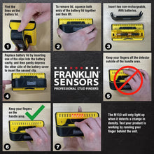 Load image into Gallery viewer, X990 Wall Scanner - Accurate 9-Sensor Stud Finder with Live Wire Detection