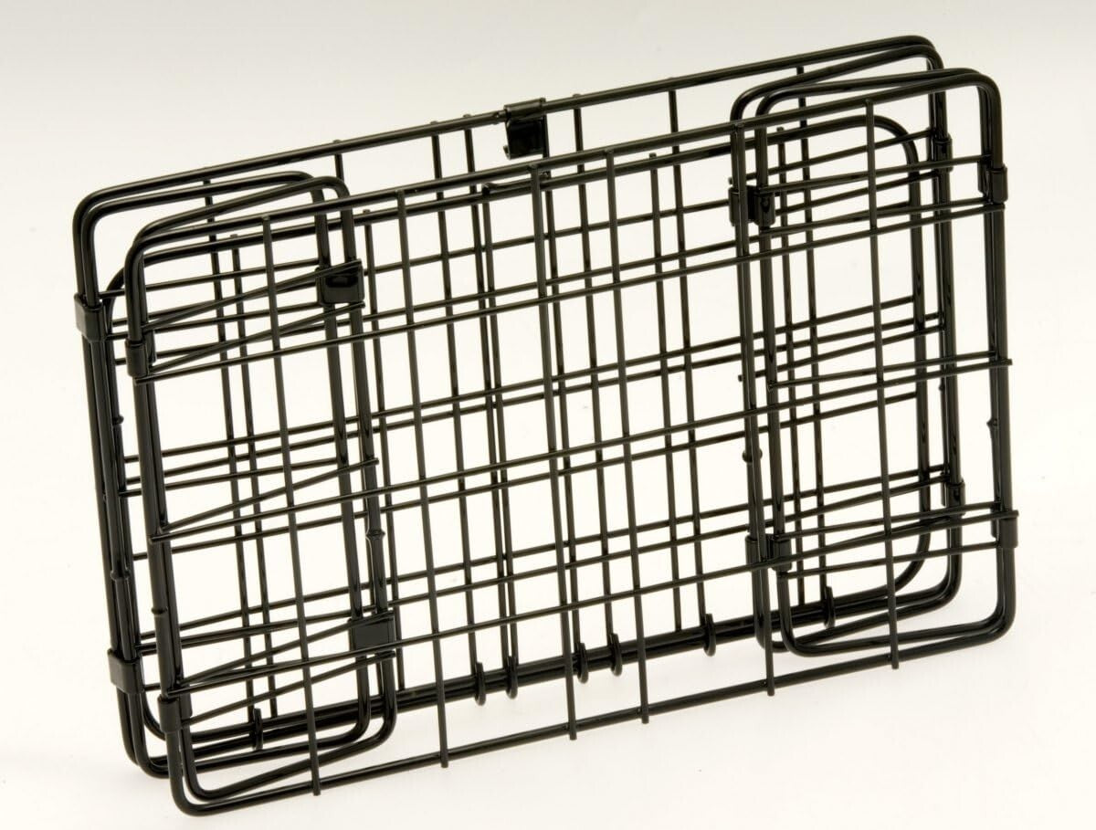 Durable Folding Rear Bicycle Basket - Lightweight Steel & Compact Design