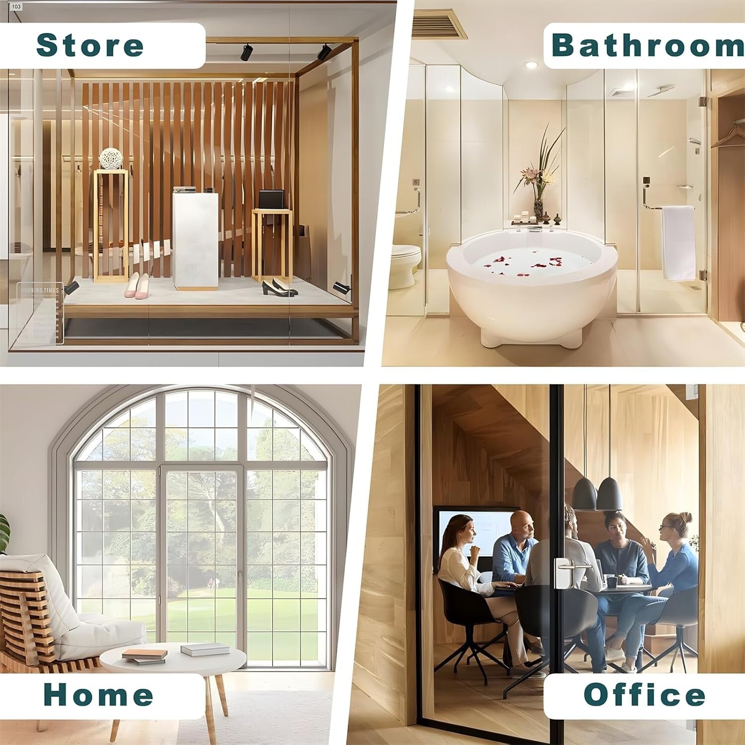 4 Mil Clear Security Window Film - Shatterproof Protection for Homes & Offices