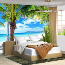 Load image into Gallery viewer, Extra Large Beach Mural - Coastal Ocean Wallpaper 151"x105" for Elegant Spaces