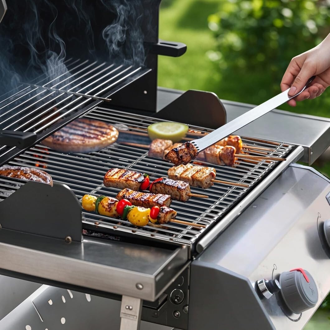 304 Stainless Steel 4-Pack Grill Grates Replacement for Broil King & Broil-Mate