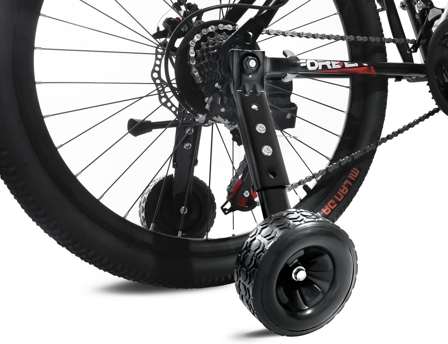 Universal Fit Training Wheels for Kids' Bicycles – Easy Assembly & Stability