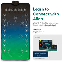 Load image into Gallery viewer, Modern Waterproof Prayer Mat with Speaker - Perfect for Learning Salah &amp; Duas