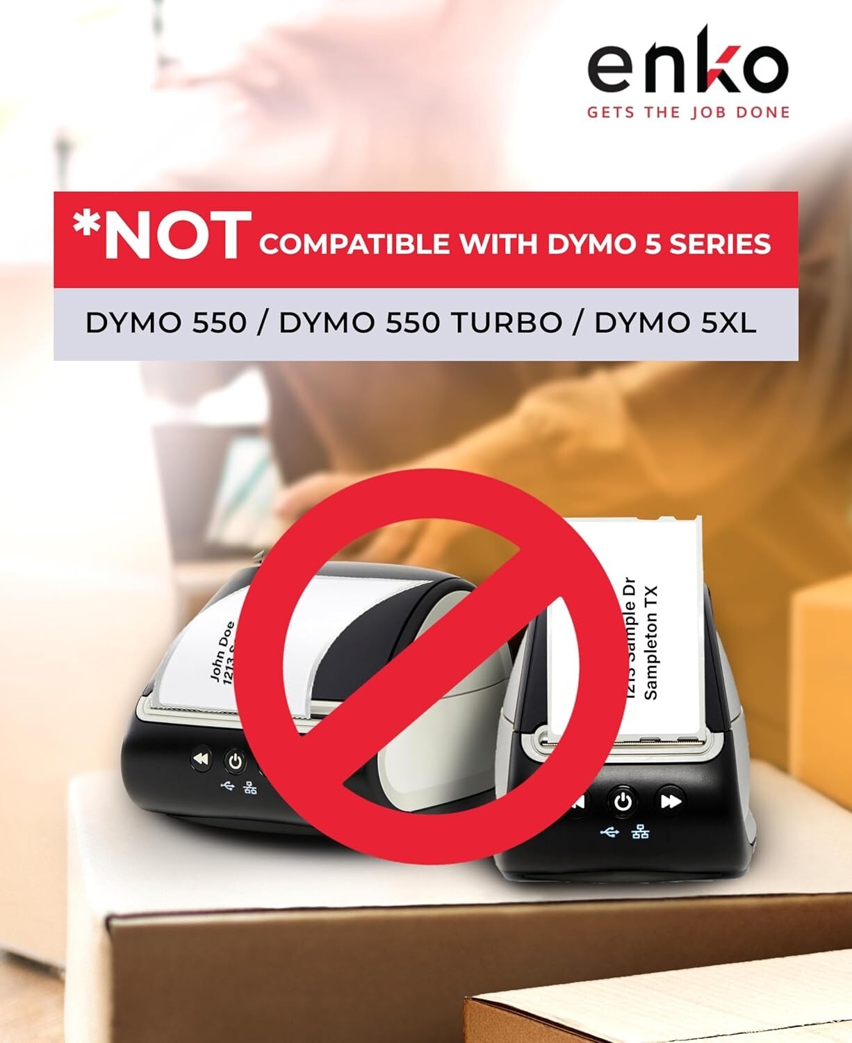 Eco-Friendly 4x6 Blank Shipping Labels - Compatible with Dymo & Zebra Printers