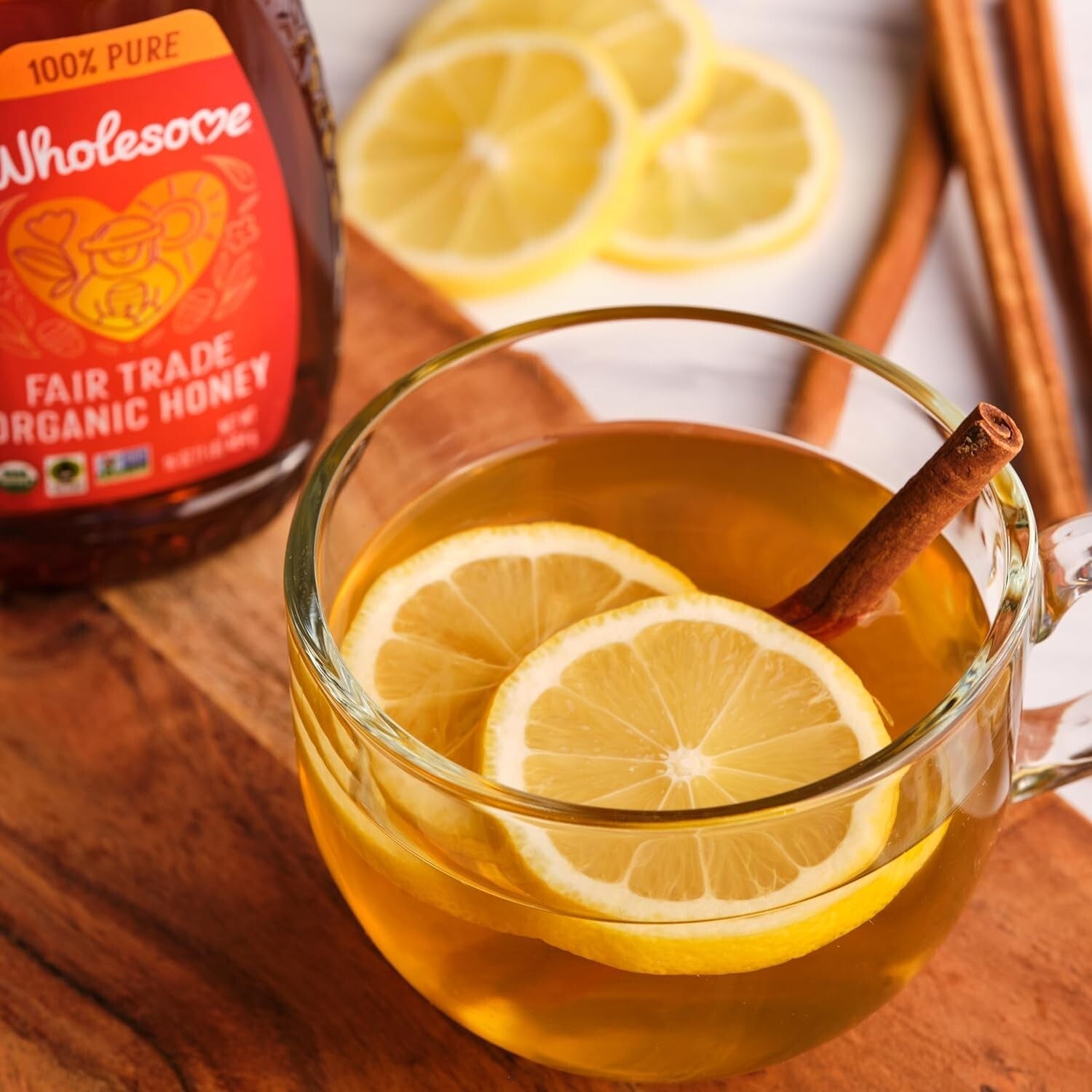 Sustainably Sourced 16oz Organic Honey - 100% Pure, Ideal for Baking & Beverages