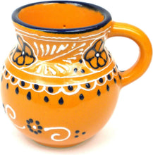 Load image into Gallery viewer, Fair Trade Mexican Ceramic Mugs - Unique Hand-Painted Floral Design, 4"