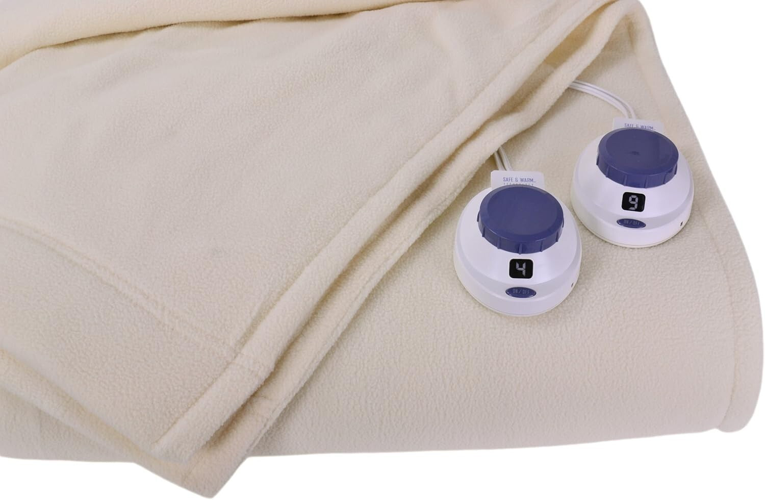 Luxurious Electric Heated Micro-Fleece Blanket with Automatic Shut-Off Feature