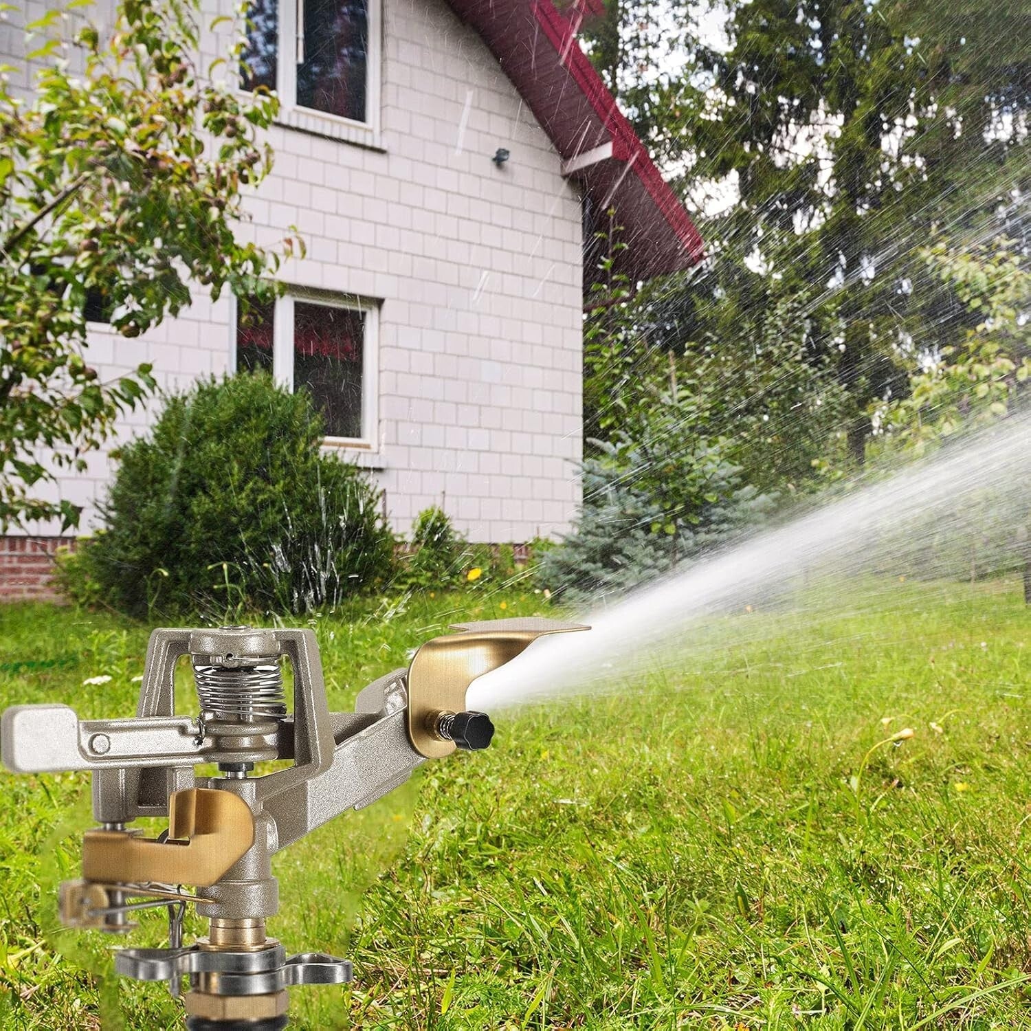 360-Degree Adjustable Brass Sprinkler Heads - Long-Lasting Garden Irrigation