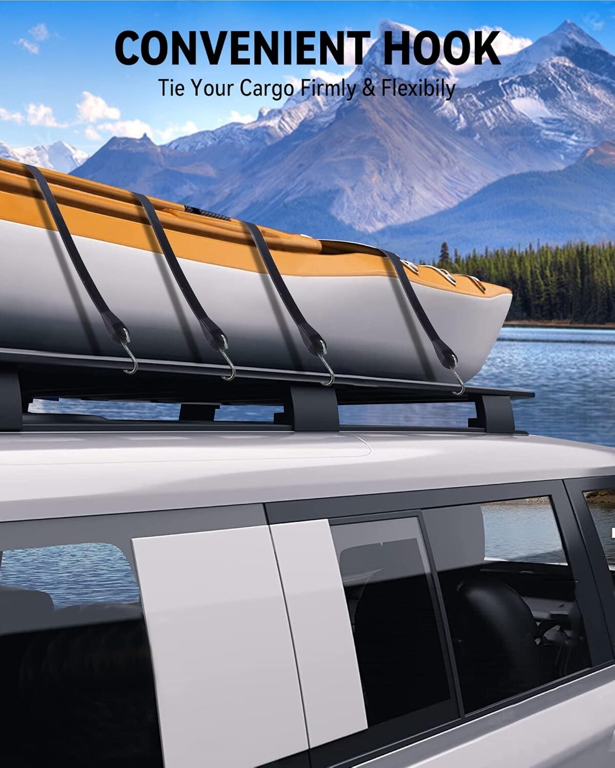 Elastic 10 Inch Rubber Bungee Cords - 30 Pack, Ideal for Outdoor Cargo & Storage