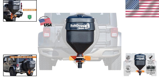Buyers Products 4.4 Cu Ft Tailgate Salt Spreader for Efficient Winter Management