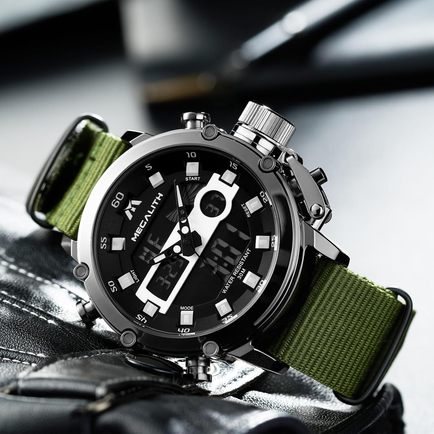Waterproof Military Sport Watch for Men - Tactical Digital & Heavy-Duty Design